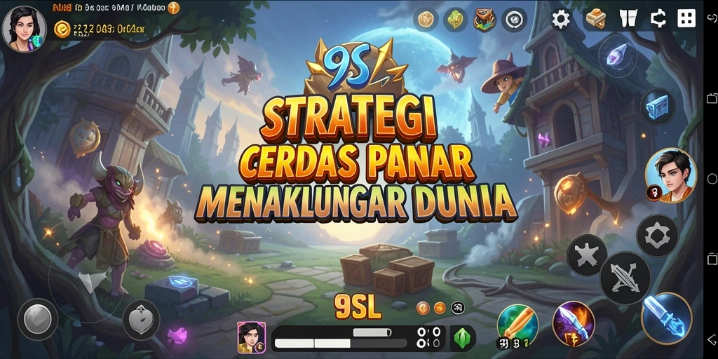 Screenshot 9SL menampilkan aksi permainan strategi yang seru.
