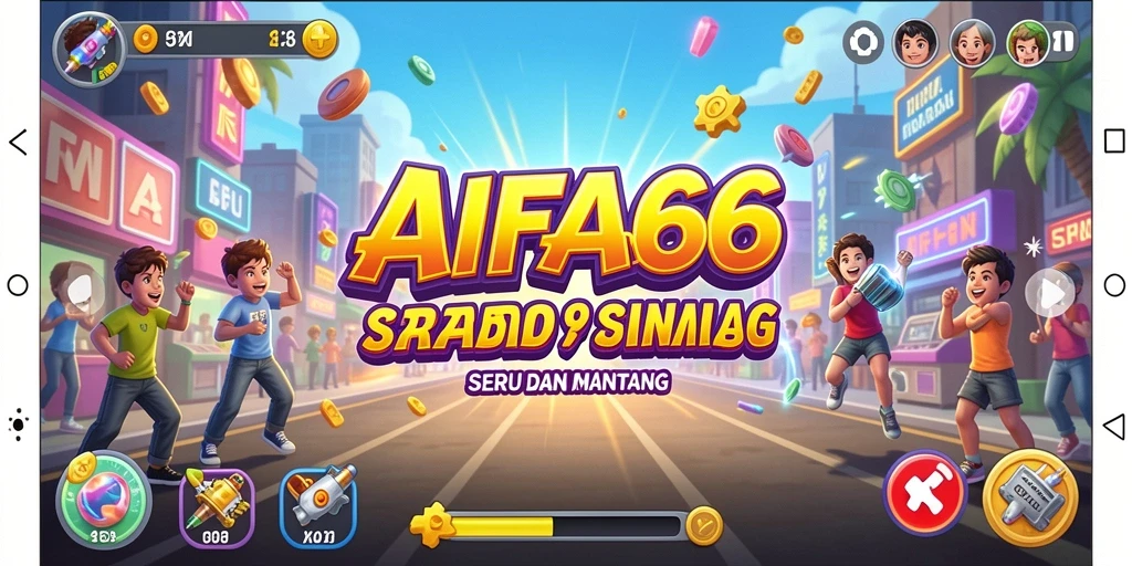Screenshot menampilkan gameplay AIFA66 yang seru dan penuh aksi.