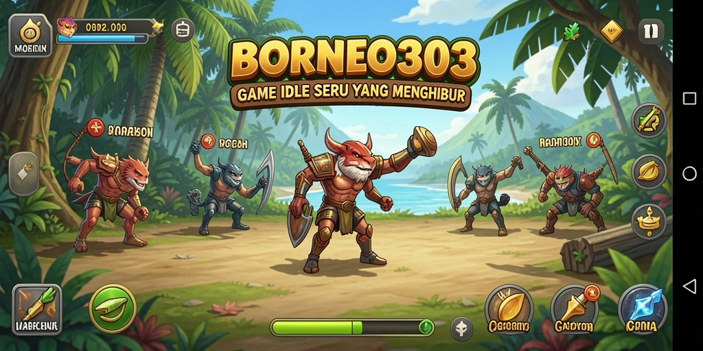 Tampilan gameplay BORNEO303 yang menarik dan interaktif.