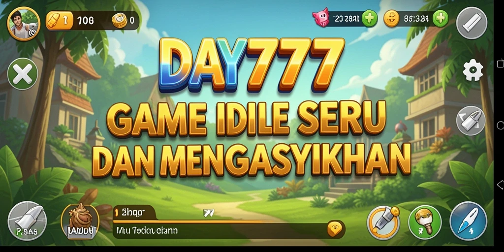Tampilan gameplay <strong>DAY777</strong> yang menenangkan dan mengasyikkan saat bermain Idle.