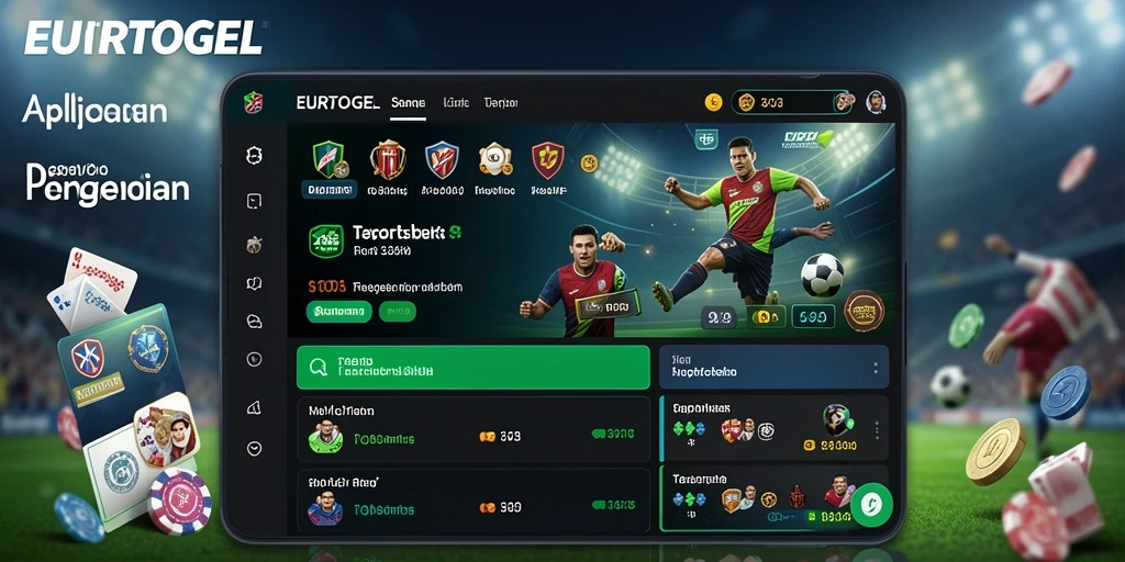 Tampilan utama EUROTOGEL dengan berbagai pilihan taruhan olahraga.