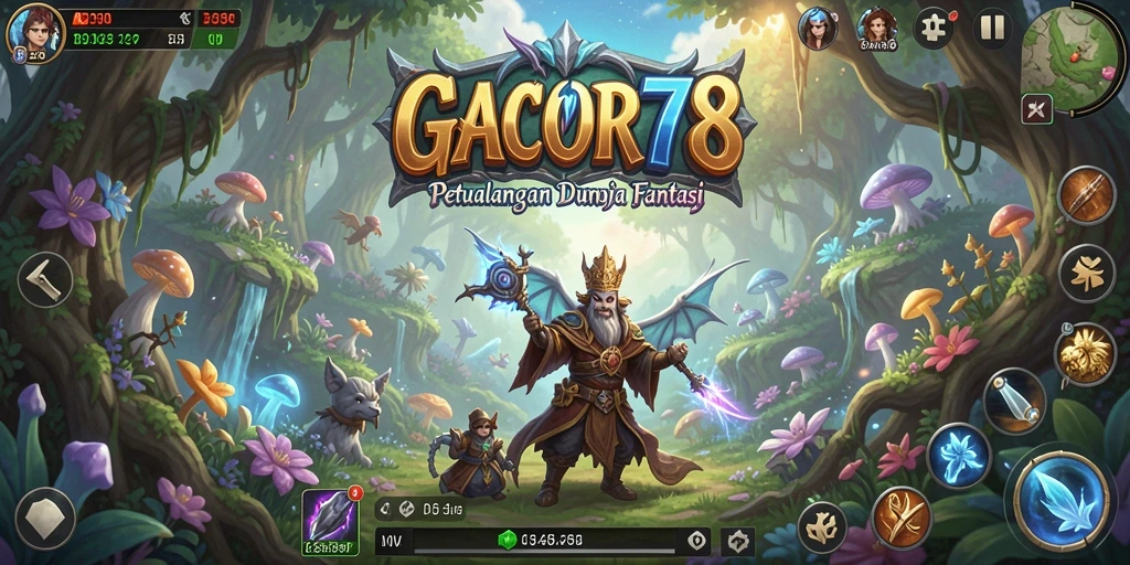 Tangkapan layar GACOR78 menampilkan pertarungan mendebarkan dalam dunia fantasy.