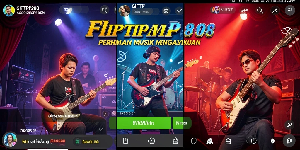 Screenshot gameplay GIFTRP288 menampilkan pemain yang asyik bermain musik.