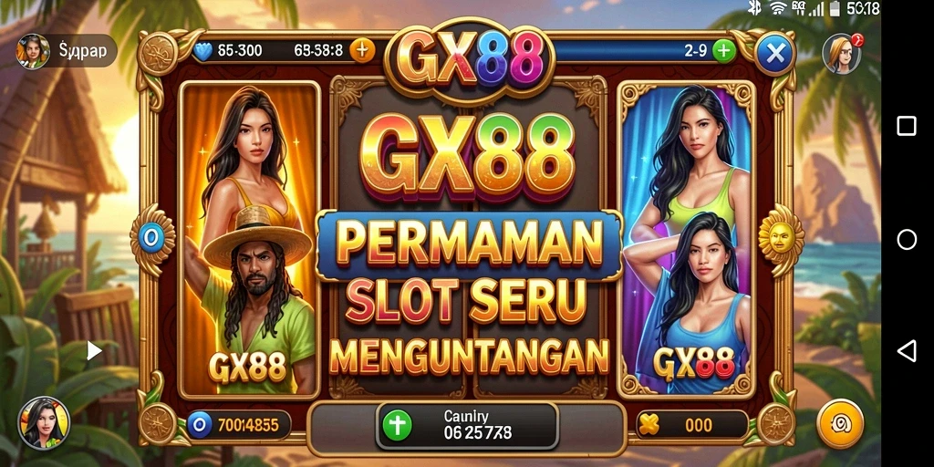 Tampilan gameplay menarik dari GX88 saat memutar slot.