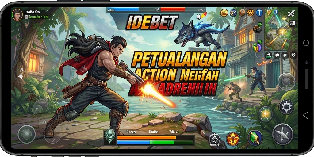 Tampilan gameplay <strong>IDEBET</strong> yang penuh aksi dan adrenalin.