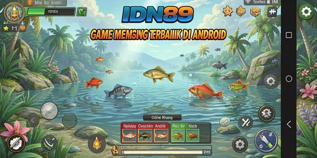 Pengalaman gameplay memancing yang seru dan realistis di IDN89.