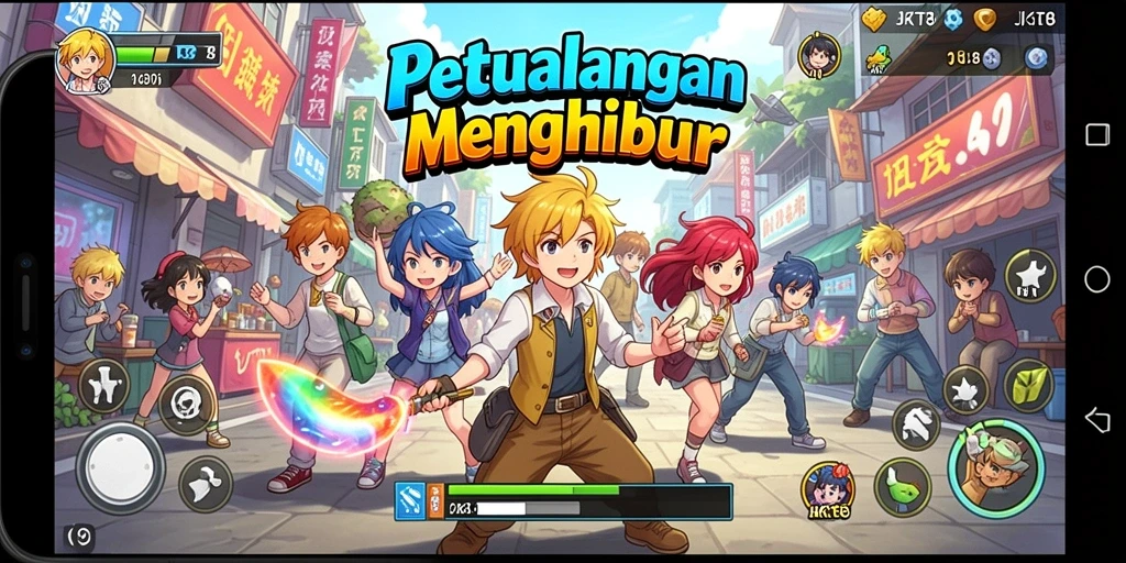 Tampilan gameplay JKT8 yang menawan dan seru.