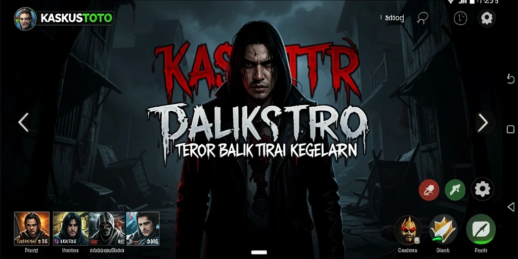 Tangkapan layar gameplay KASKUSTOTO yang menampilkan momen Horror yang intens.