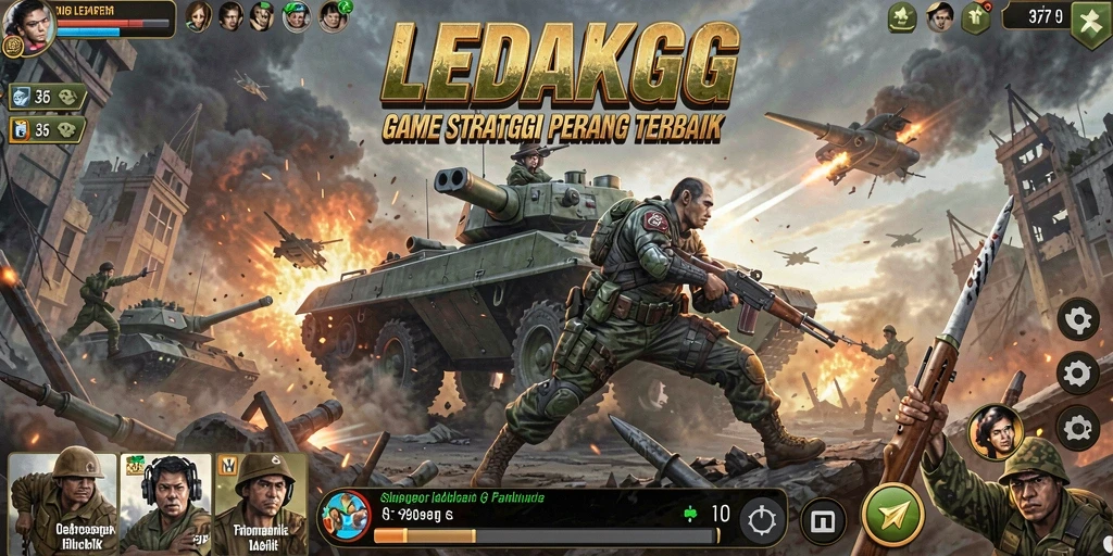 Tangkapan layar dari gameplay <strong>LEDAKGG</strong> yang intens dan strategis.
