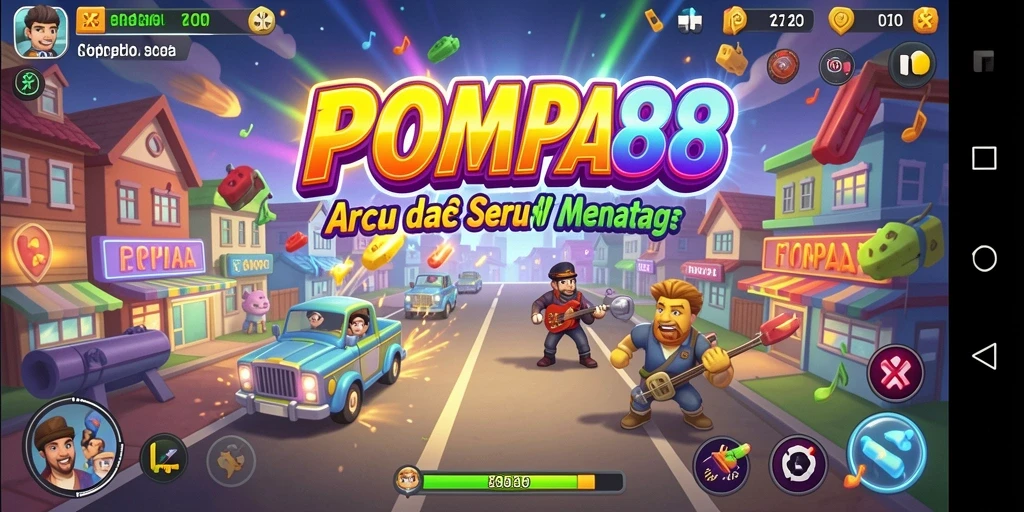 Screenshot gameplay POMPA88 dengan aksi seru dan menegangkan.