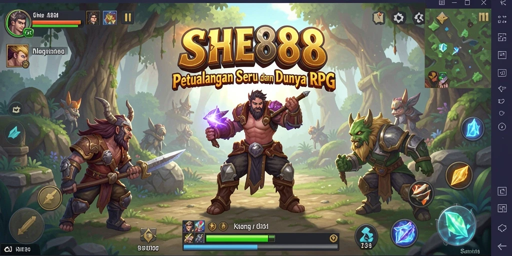 Tampilan gameplay seru dalam <strong>SHE888</strong>, penuh tantangan dan petualangan.